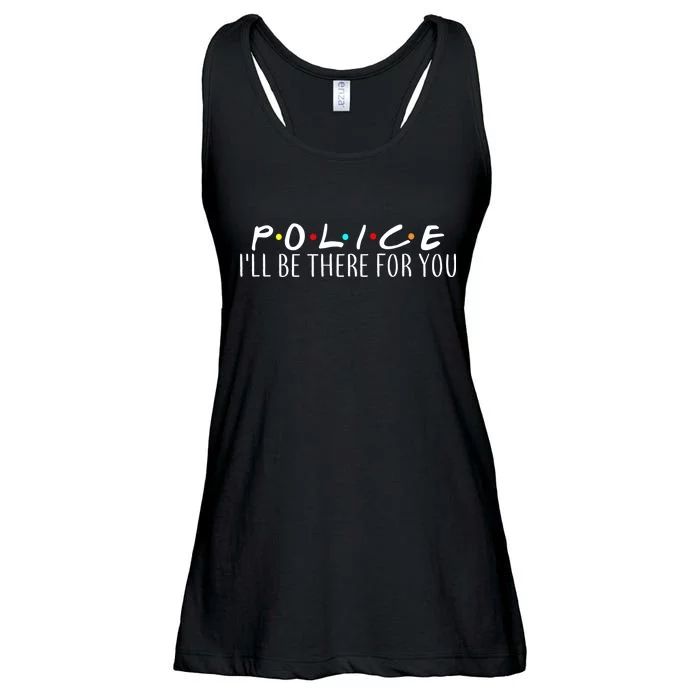 Police I'll Be There For You Ladies Essential Flowy Tank