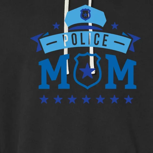 Police Mom Garment-Dyed Fleece Hoodie