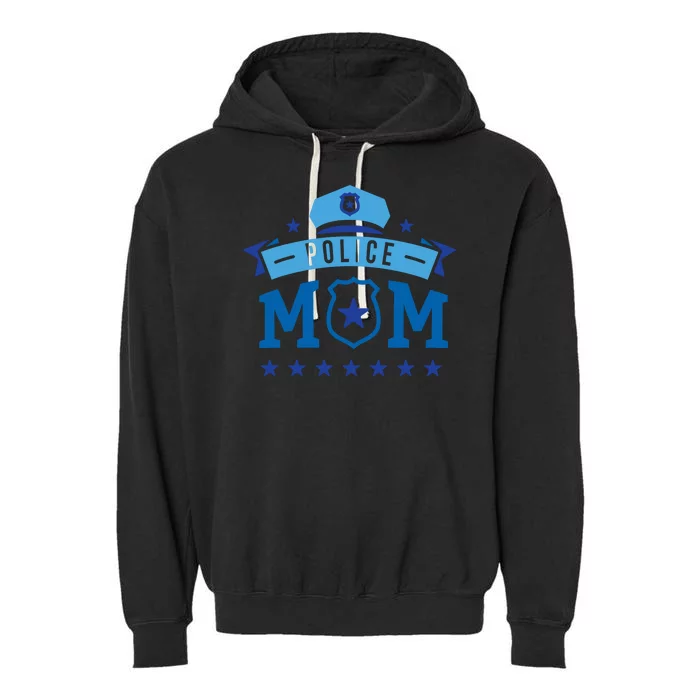 Police Mom Garment-Dyed Fleece Hoodie