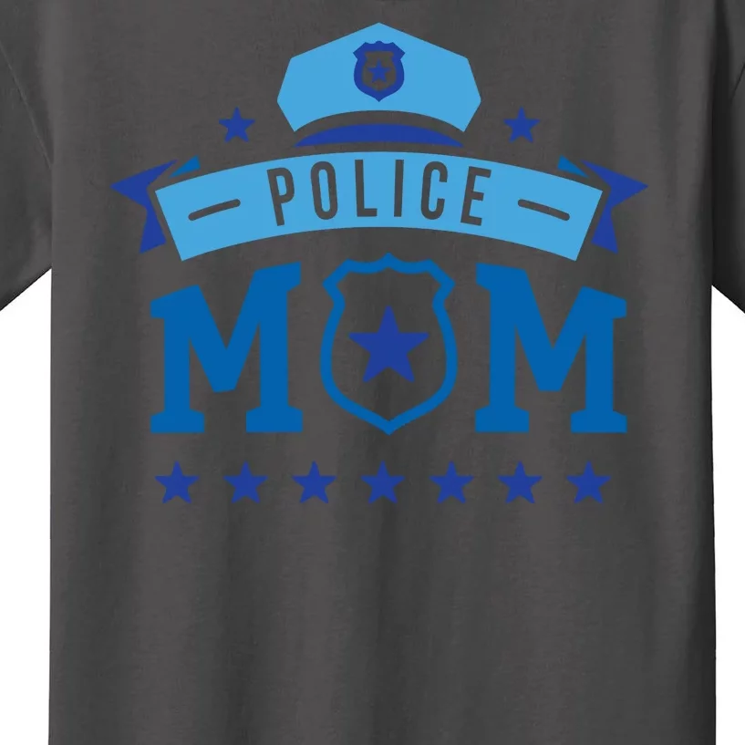 Police Mom Kids T-Shirt