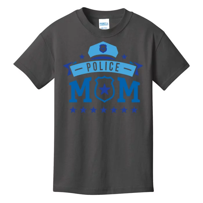 Police Mom Kids T-Shirt