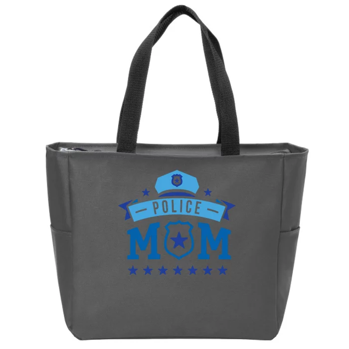 Police Mom Zip Tote Bag