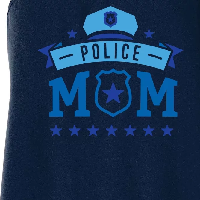 Police Mom Women's Racerback Tank