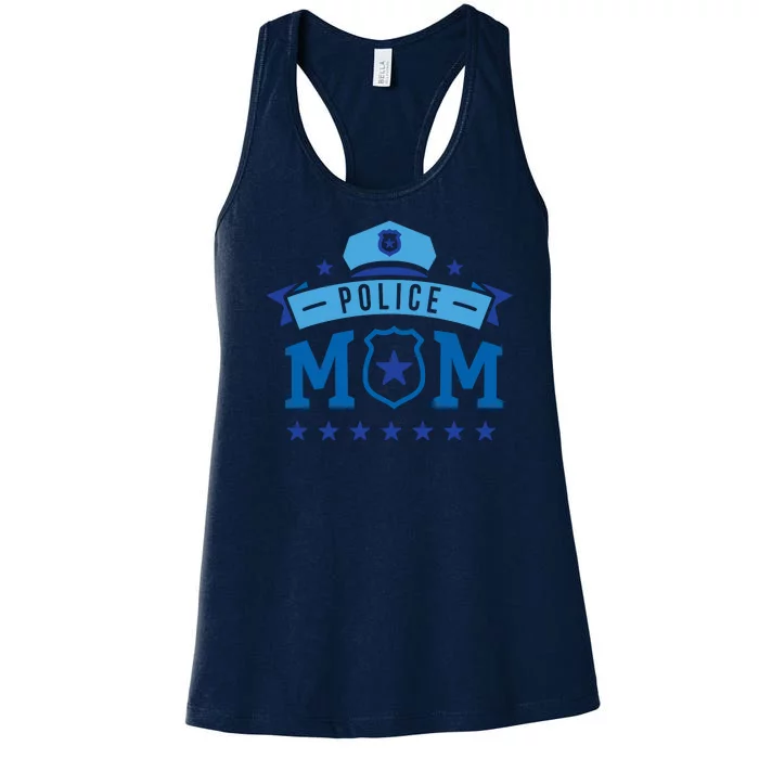 Police Mom Women's Racerback Tank