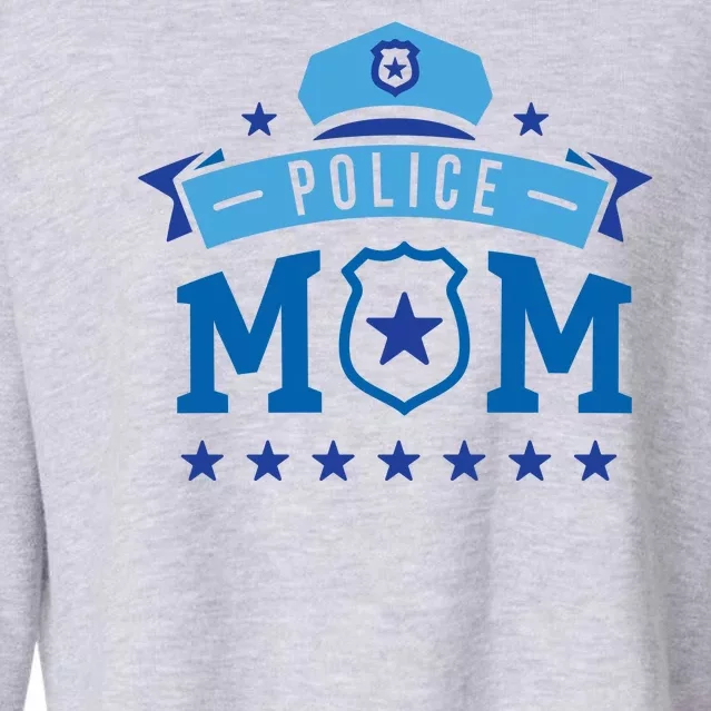 Police Mom Cropped Pullover Crew