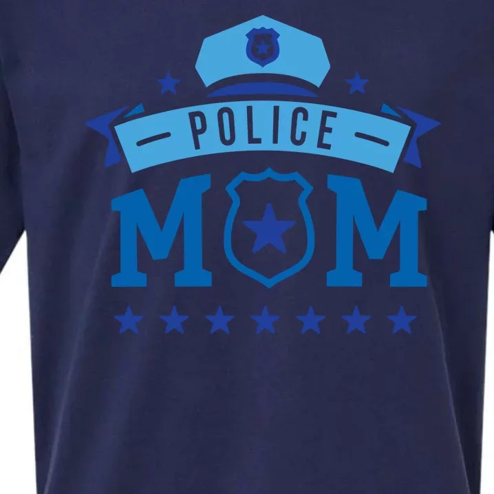 Police Mom Sueded Cloud Jersey T-Shirt