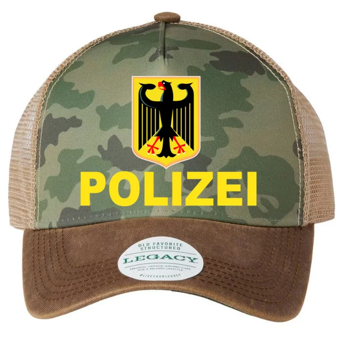 Polizei German Flag Legacy Tie Dye Trucker Hat