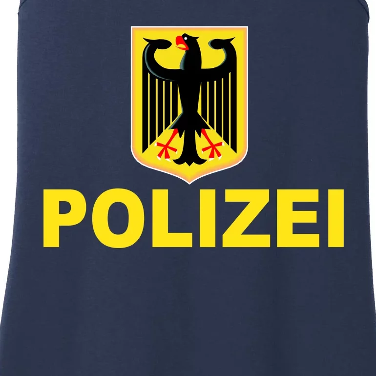 Polizei German Flag Ladies Essential Tank