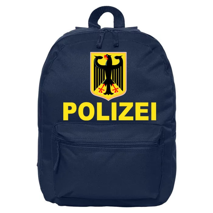 Polizei German Flag 16 in Basic Backpack