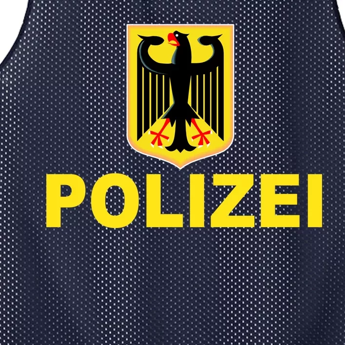 Polizei German Flag Mesh Reversible Basketball Jersey Tank