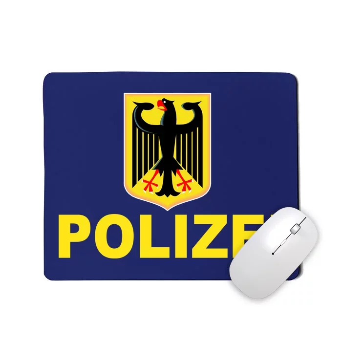 Polizei German Flag Mousepad