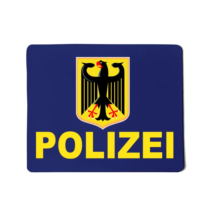 Polizei German Flag Mousepad