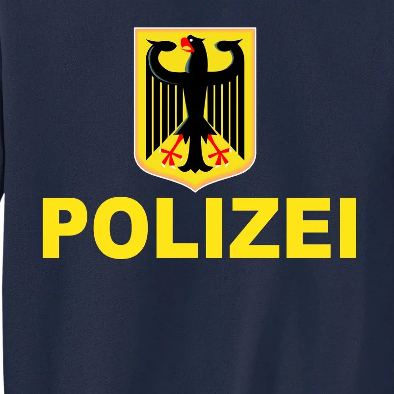 Polizei German Flag Tall Sweatshirt