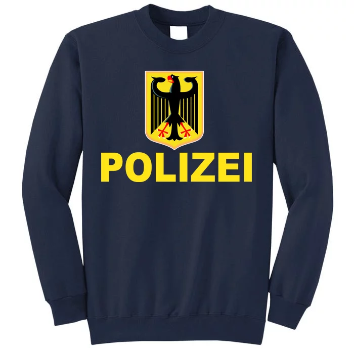 Polizei German Flag Tall Sweatshirt