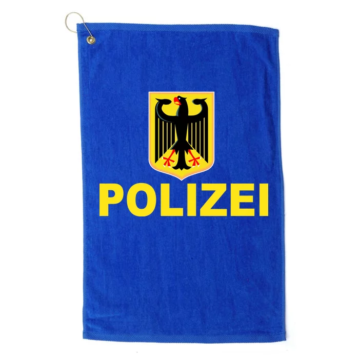 Polizei German Flag Platinum Collection Golf Towel