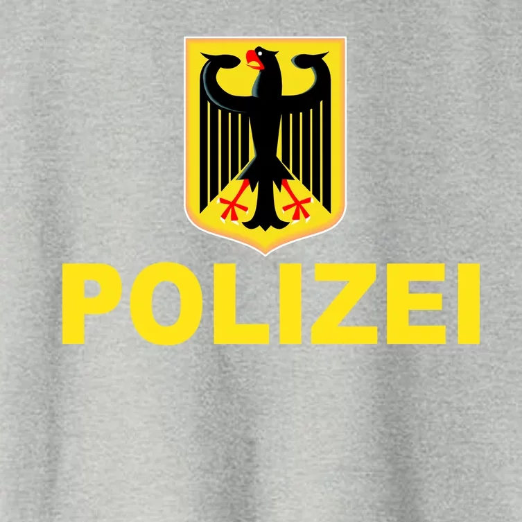 Polizei German Flag Women's Crop Top Tee