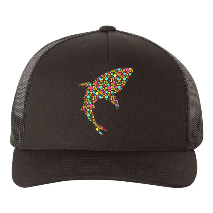 Polka Dot Shark International Dot Day Yupoong Adult 5-Panel Trucker Hat