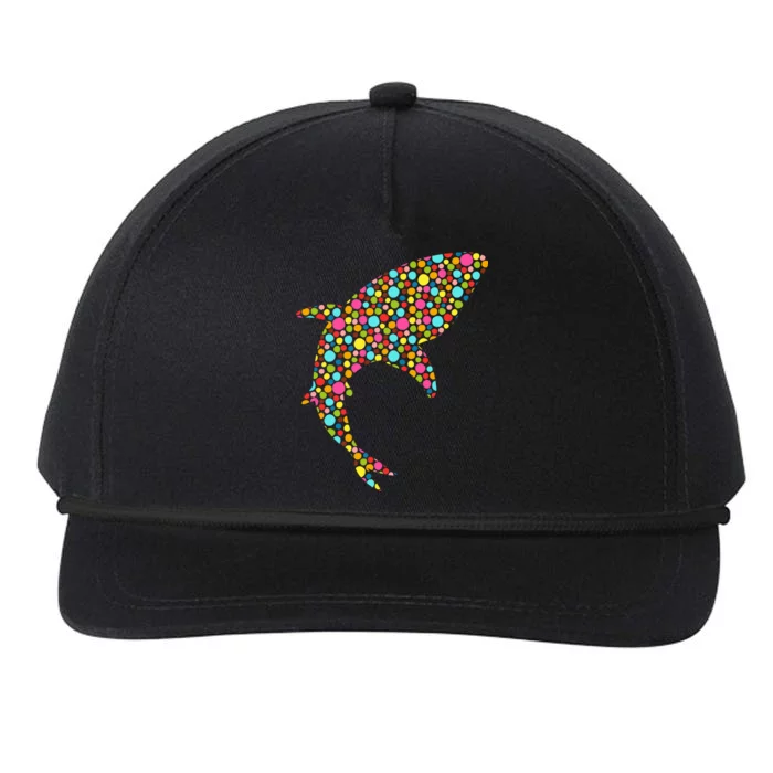 Polka Dot Shark International Dot Day Snapback Five-Panel Rope Hat