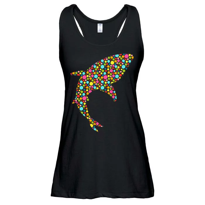 Polka Dot Shark International Dot Day Ladies Essential Flowy Tank