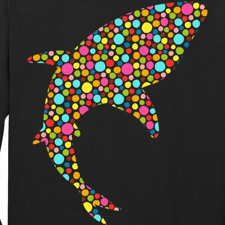 Polka Dot Shark International Dot Day Tall Long Sleeve T-Shirt