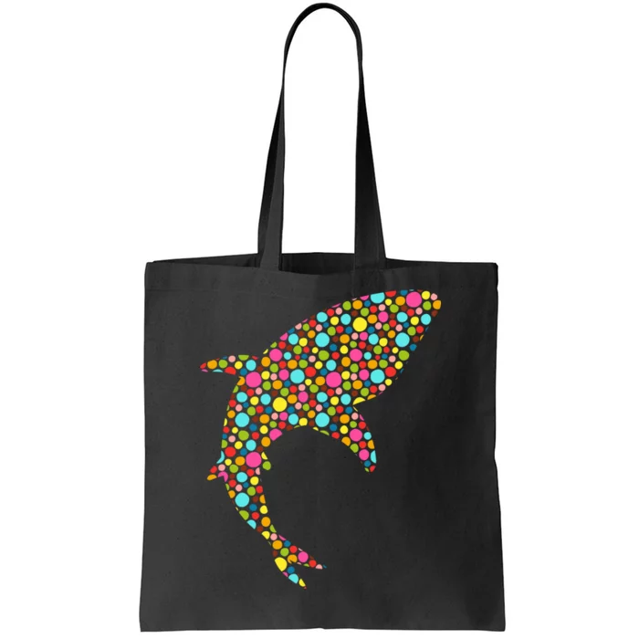 Polka Dot Shark International Dot Day Tote Bag