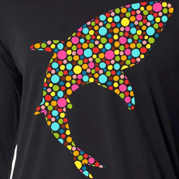 Polka Dot Shark International Dot Day Cooling Performance Long Sleeve Crew