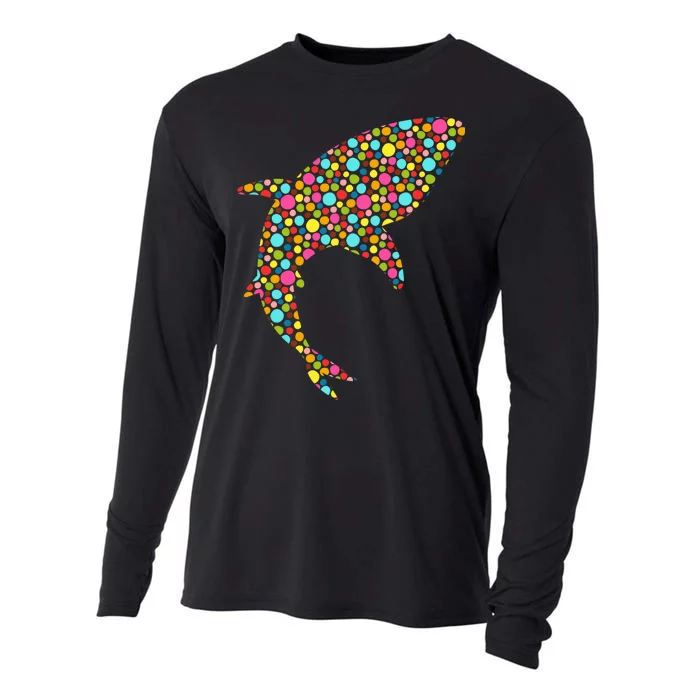 Polka Dot Shark International Dot Day Cooling Performance Long Sleeve Crew