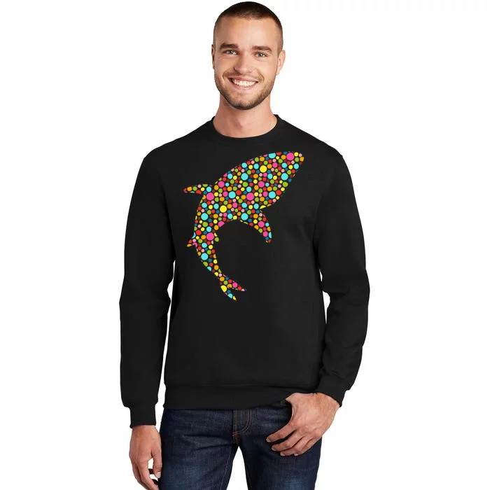 Polka Dot Shark International Dot Day Tall Sweatshirt