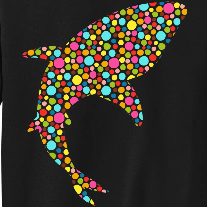 Polka Dot Shark International Dot Day Tall Sweatshirt