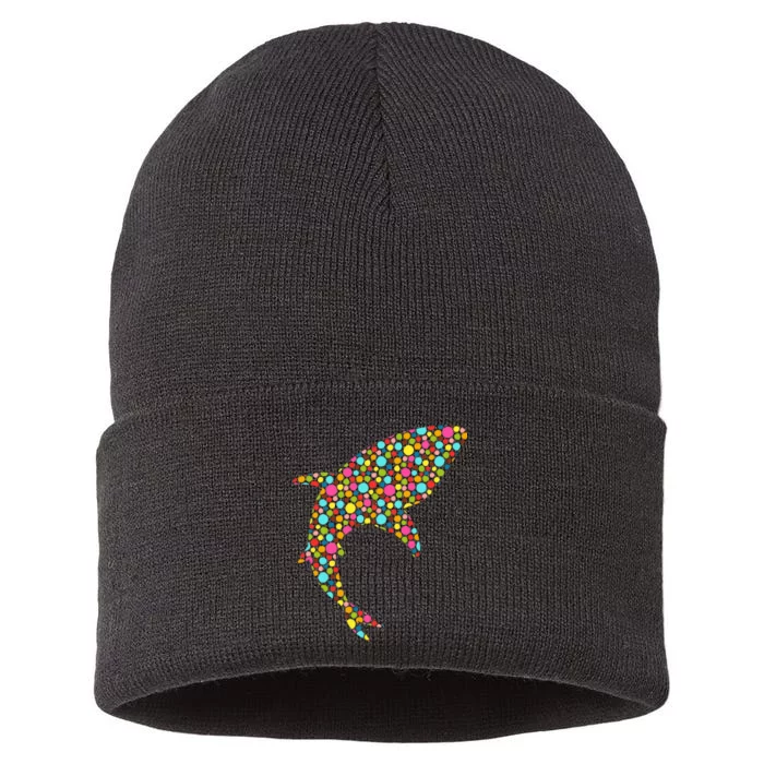 Polka Dot Shark International Dot Day Sustainable Knit Beanie