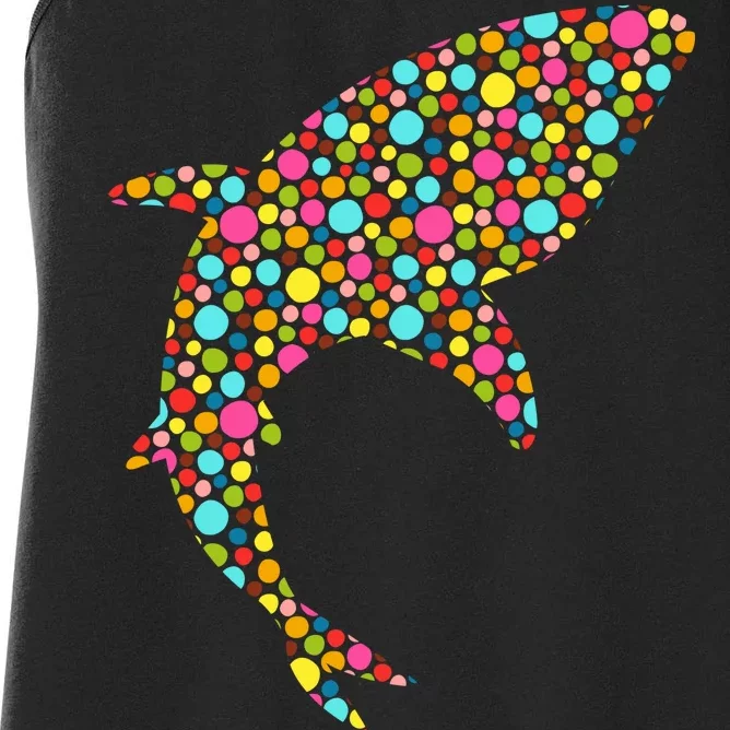 Polka Dot Shark International Dot Day Women's Racerback Tank