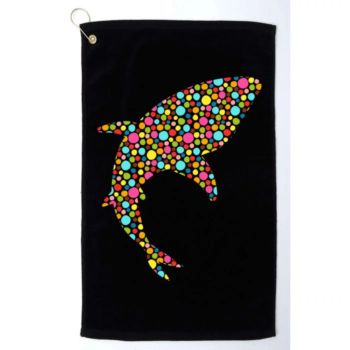 Polka Dot Shark International Dot Day Platinum Collection Golf Towel