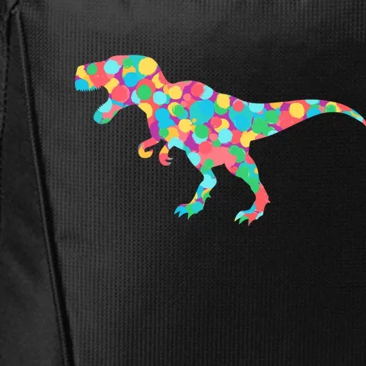 Polka Dot T-Rex International Dot Day City Backpack