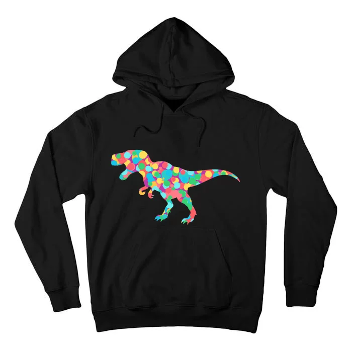 Polka Dot T-Rex International Dot Day Tall Hoodie