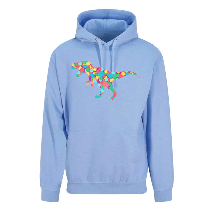 Polka Dot T-Rex International Dot Day Unisex Surf Hoodie