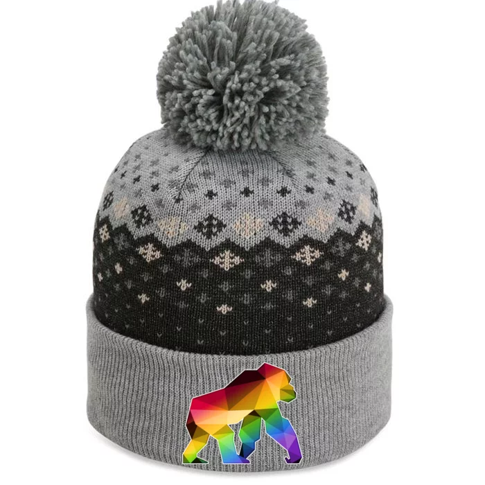 Polygon Crystal Gorilla The Baniff Cuffed Pom Beanie