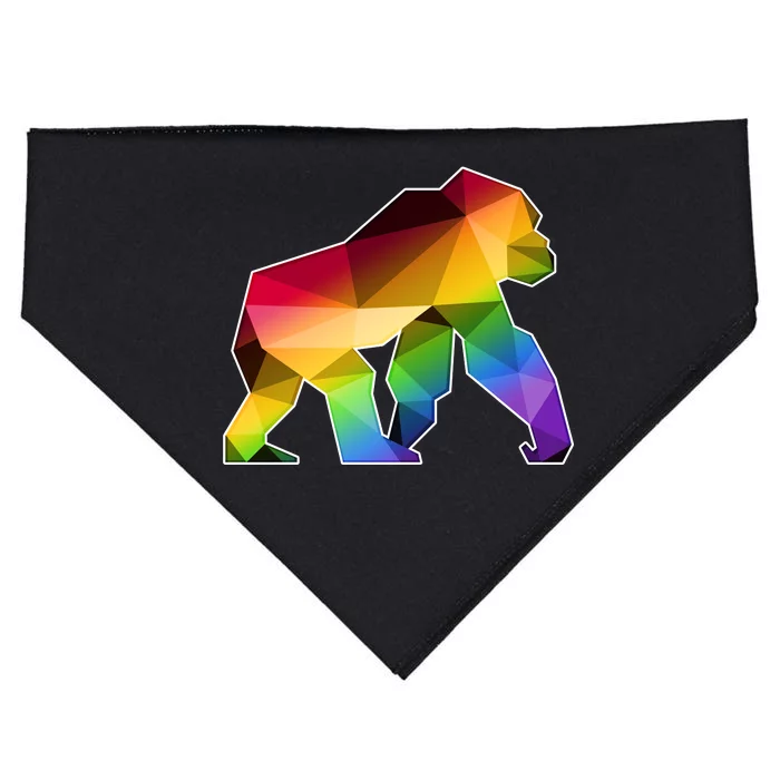 Polygon Crystal Gorilla USA-Made Doggie Bandana