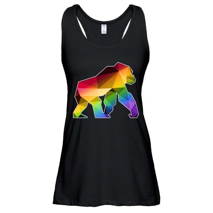 Polygon Crystal Gorilla Ladies Essential Flowy Tank