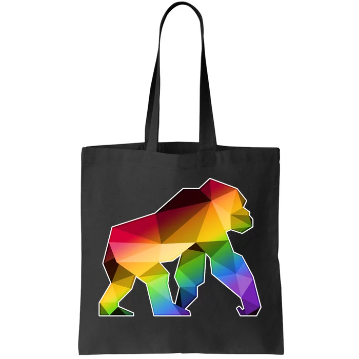 Polygon Crystal Gorilla Tote Bag