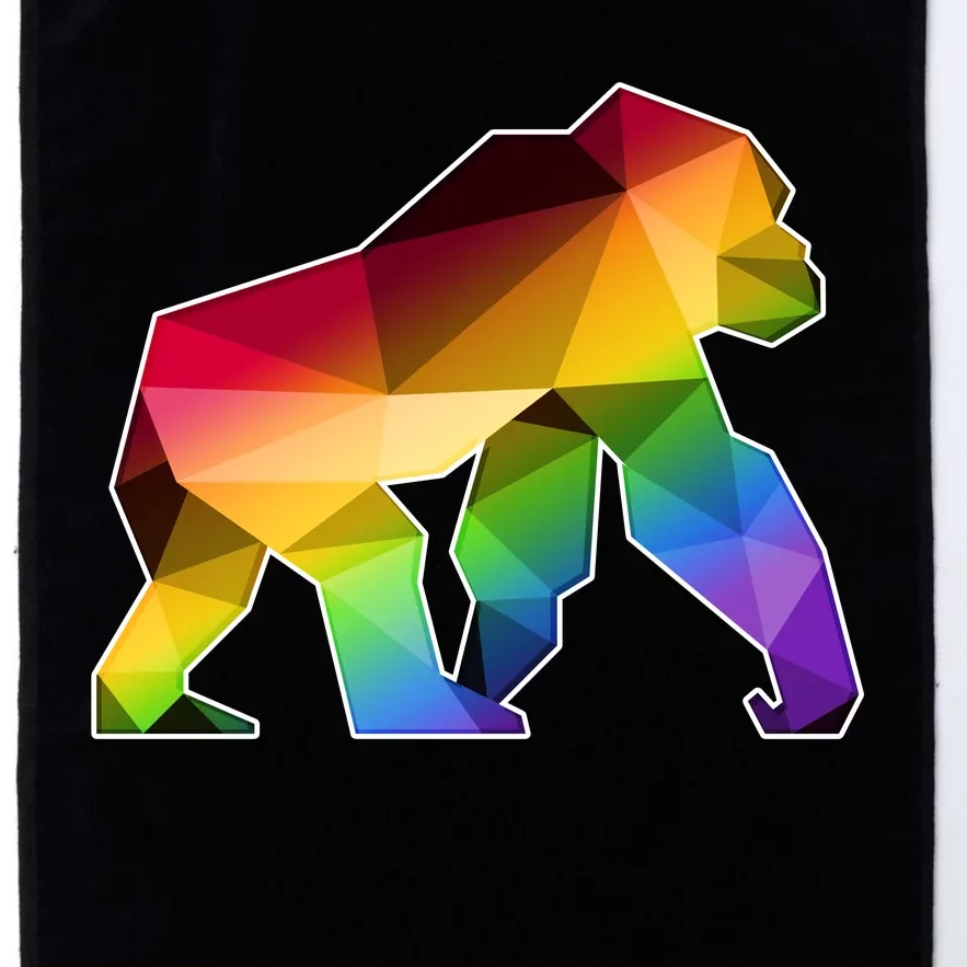 Polygon Crystal Gorilla Platinum Collection Golf Towel