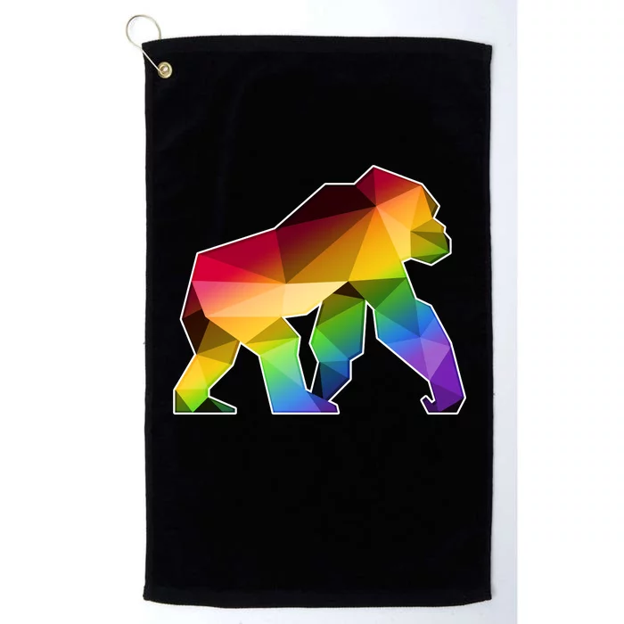 Polygon Crystal Gorilla Platinum Collection Golf Towel