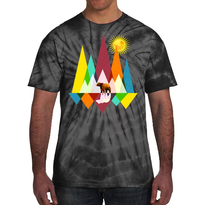 Polygon Wilderness Bear Tie-Dye T-Shirt