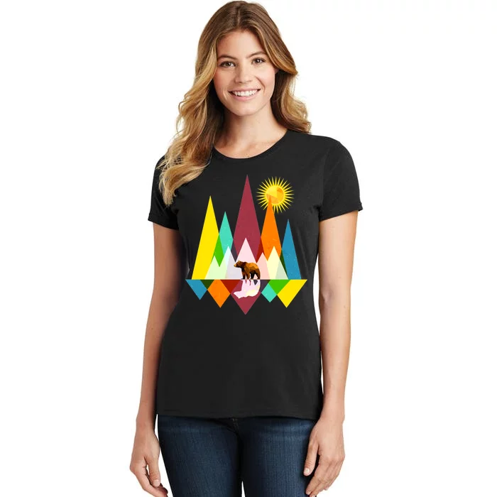 Polygon Wilderness Bear Women's T-Shirt