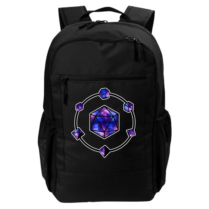 Polyhedral Dice Galaxy Circle Daily Commute Backpack