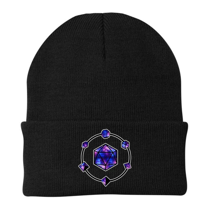 Polyhedral Dice Galaxy Circle Knit Cap Winter Beanie