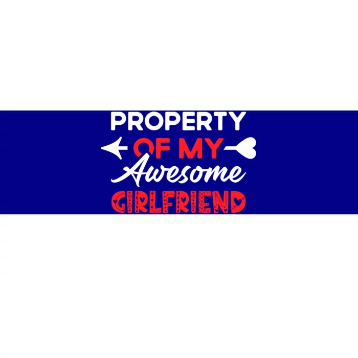 Property Of My Awesome Friend Gift Bumper Sticker