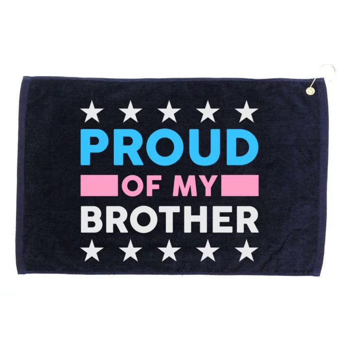 Proud Of My Brother LGBT Pride Grommeted Golf Towel