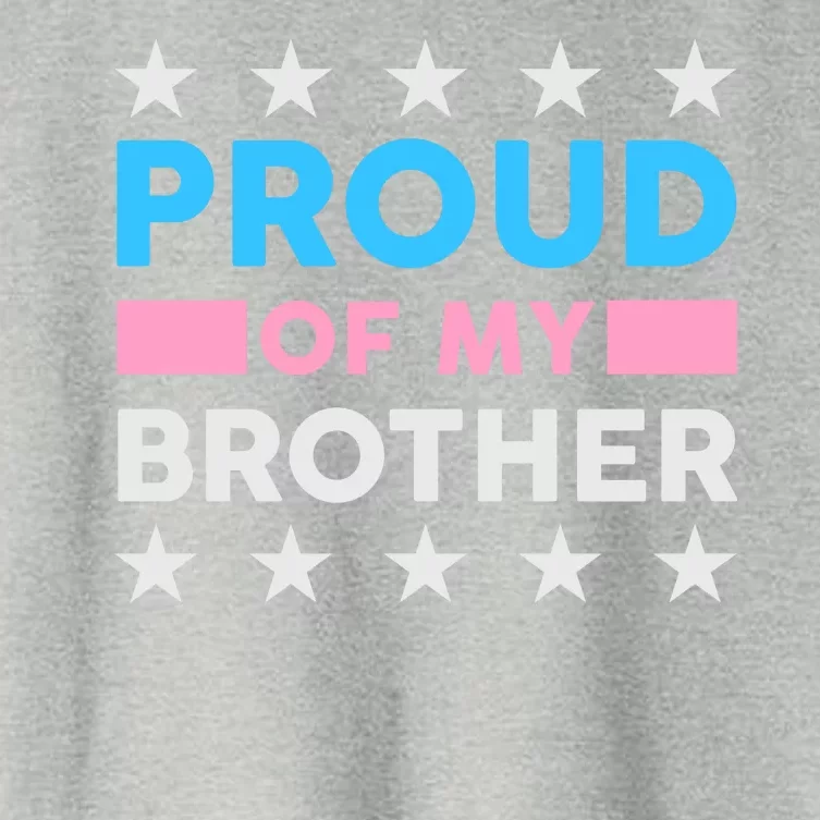 Proud Of My Brother LGBT Pride Women's Crop Top Tee