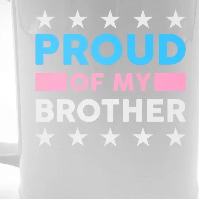 Proud Of My Brother LGBT Pride Front & Back Beer Stein