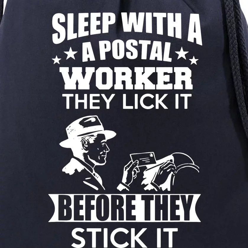 Post Office Mail Carrier Drawstring Bag